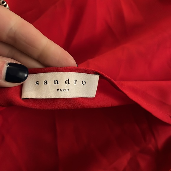 Sandro little red dress - Picture 2 of 2